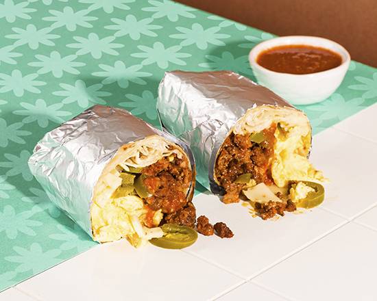 Order Picante Spicy Breakfast Burrito food online from Burrito Effect store, Long Beach on bringmethat.com