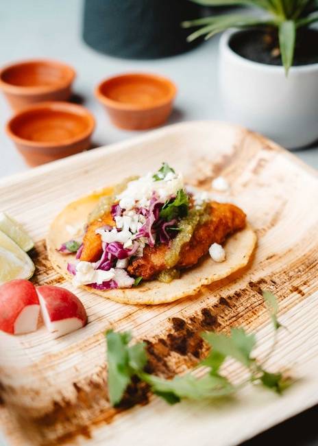 Order Fried Fish Taco food online from La Botica store, Livermore on bringmethat.com