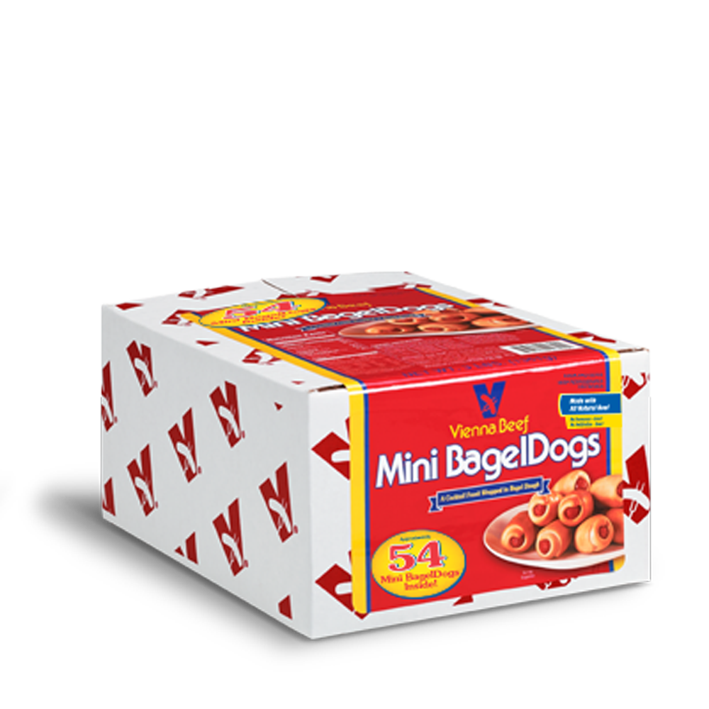 Order 12 oz. Vienna Beef Mini Bagel Dogs food online from Vienna Beef Factory Store store, Chicago on bringmethat.com