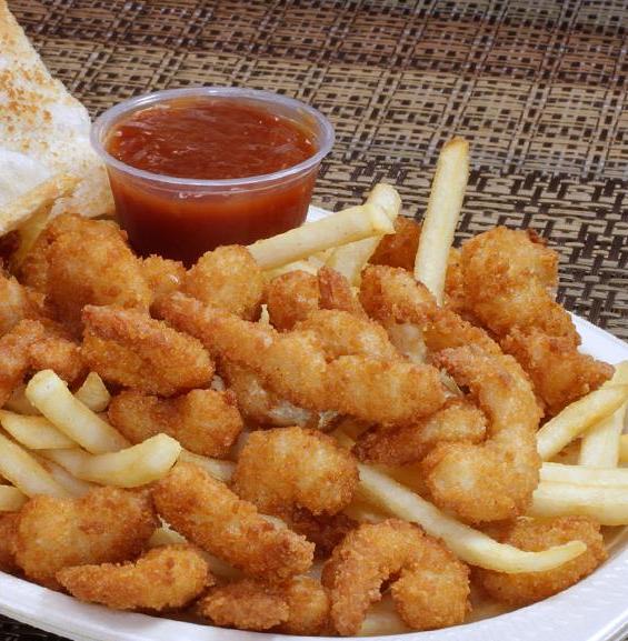Order Shrimp Basket with Fries food online from Billyjo Subs store, Bridgeview on bringmethat.com