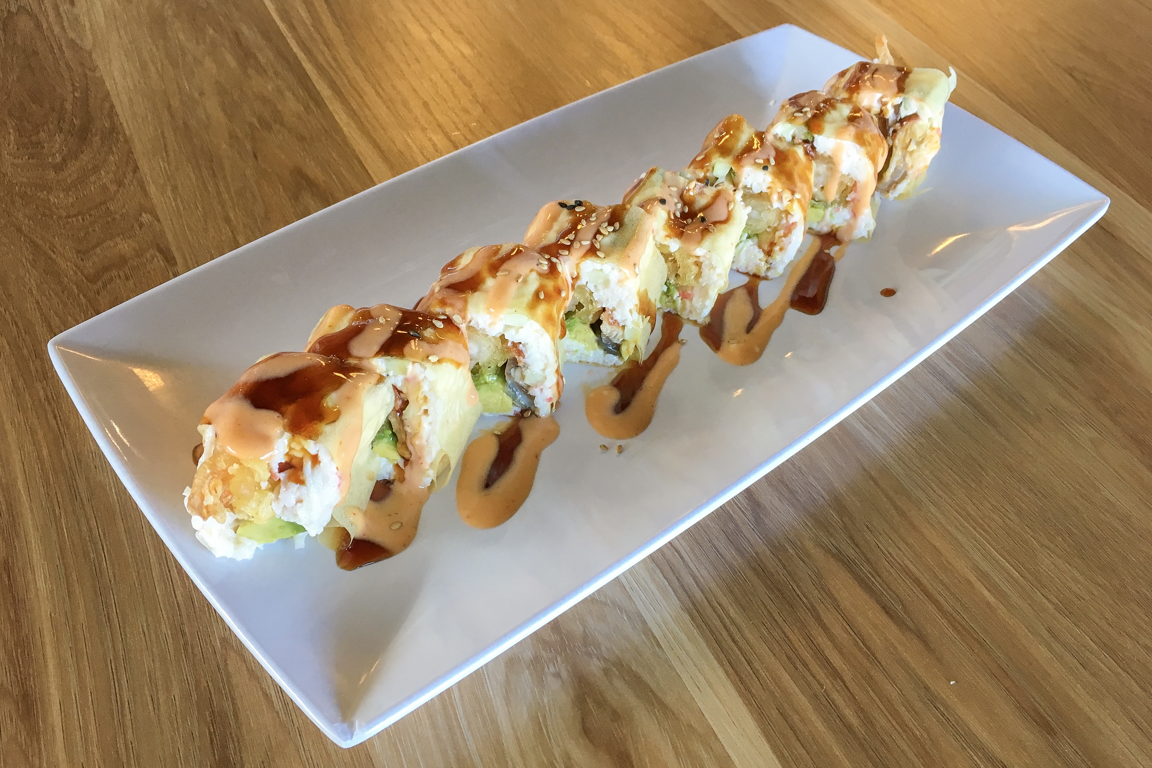 Order Jackson Roll food online from Rollstop Sushi store, San Pedro on bringmethat.com