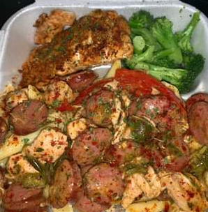 Order Smoke Sausage Casserole food online from Boujee Meals store, Atlanta on bringmethat.com