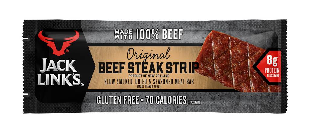 Order Jack Link's Beef Jerky Beef Strip Bar Jerky Original (0.9 oz) food online from Rite Aid store, Yamhill County on bringmethat.com