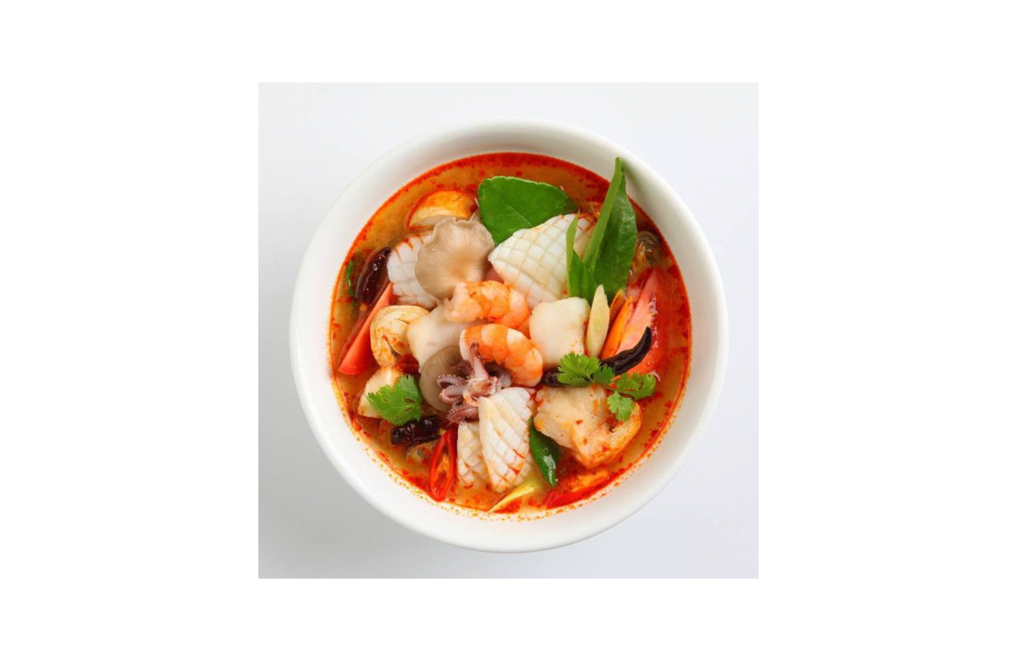 Order S6. Tom Yum Talay Soup food online from California ChopSticks store, Chino Hills on bringmethat.com