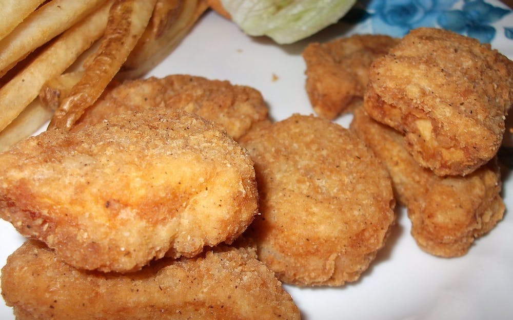 Order Chicken Nuggets Platter - 12 Pieces food online from Pino's Pizzeria store, Easton on bringmethat.com
