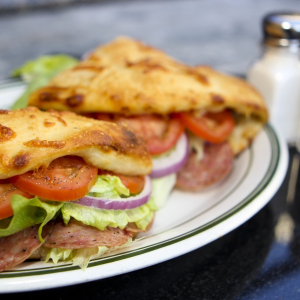 Order Italian Salami and Cheese Sandwich food online from Ciros Pizza Cafe store, Citrus Heights on bringmethat.com
