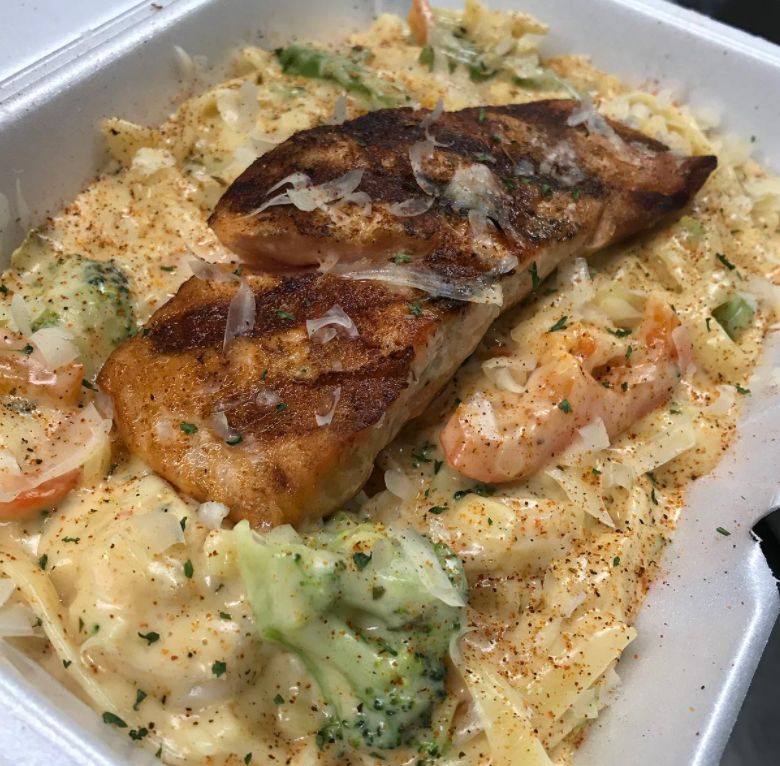 Order Salmon Alfredo food online from The Stand store, Philadelphia on bringmethat.com