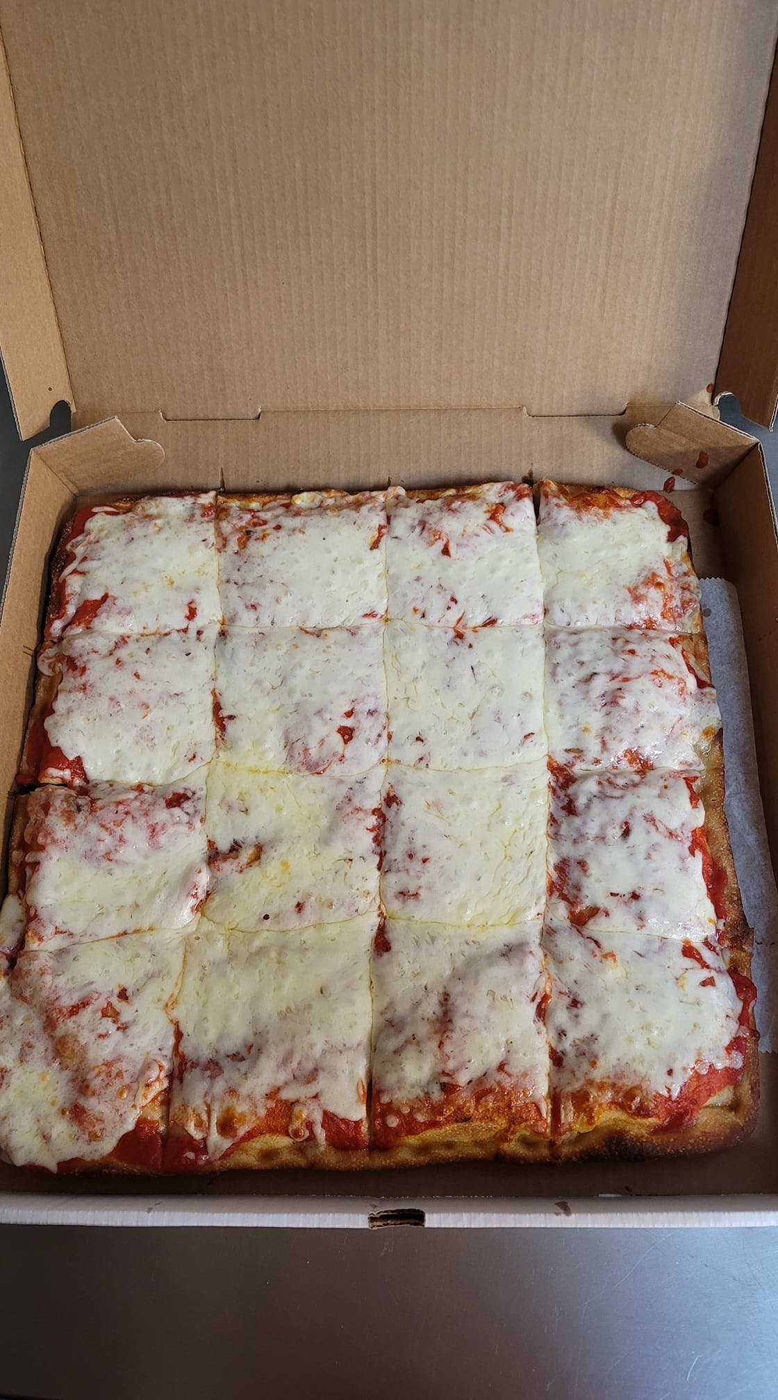 Order Sicilian Cheese Pizza - 16" food online from Pizza Casbah store, Fort Collins on bringmethat.com