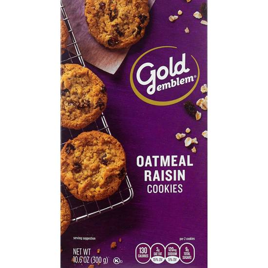 Order Gold Emblem Oatmeal Raisin Cookies  food online from Cvs store, ARCADIA on bringmethat.com