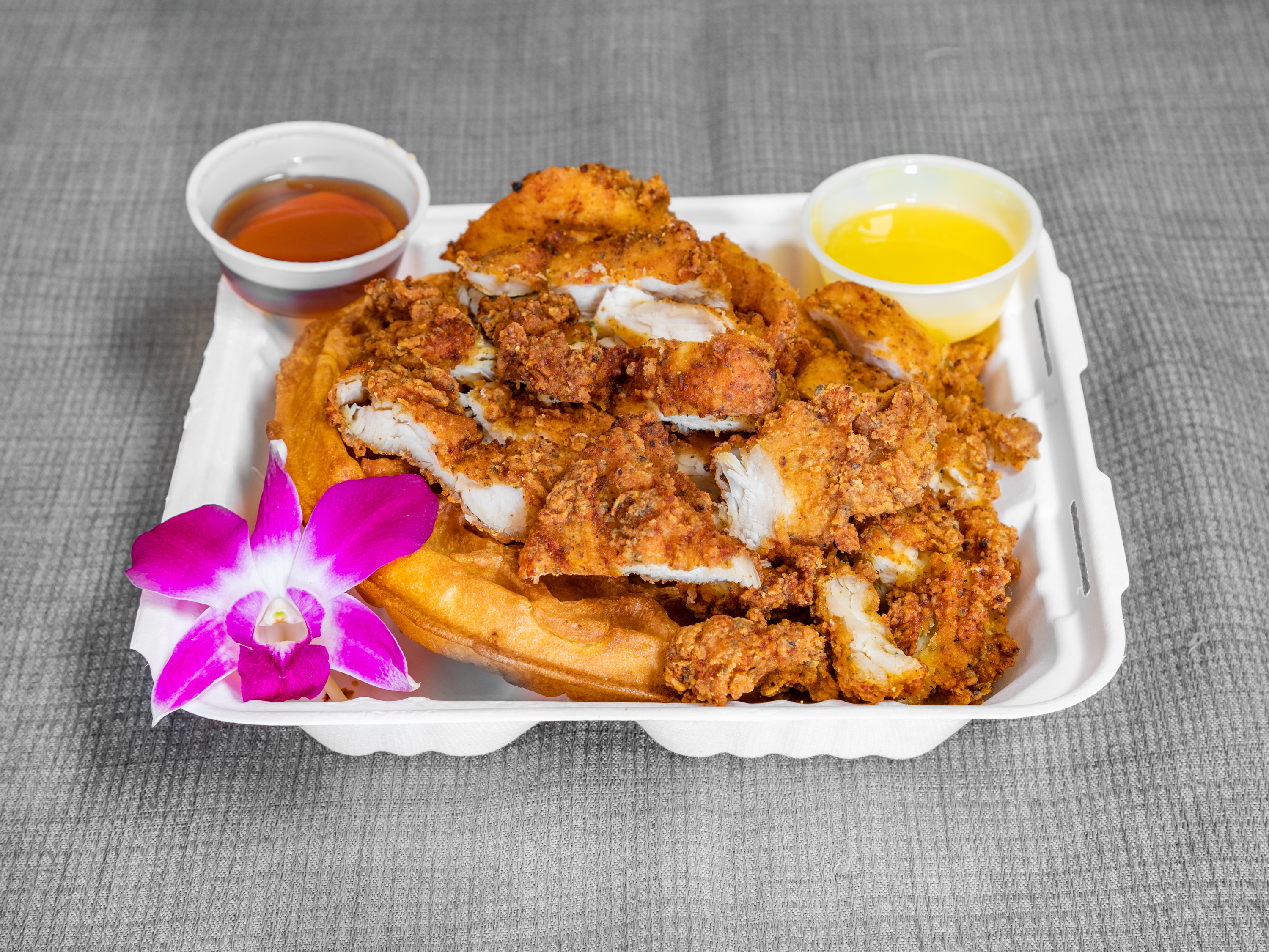 Order Nashville Waffle food online from Crown Fried Chicken store, brooklyn on bringmethat.com