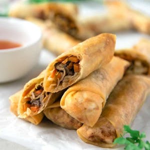 Order A02. Spring Roll (2) 上海卷 food online from Happy Dragon store, Kansas City on bringmethat.com