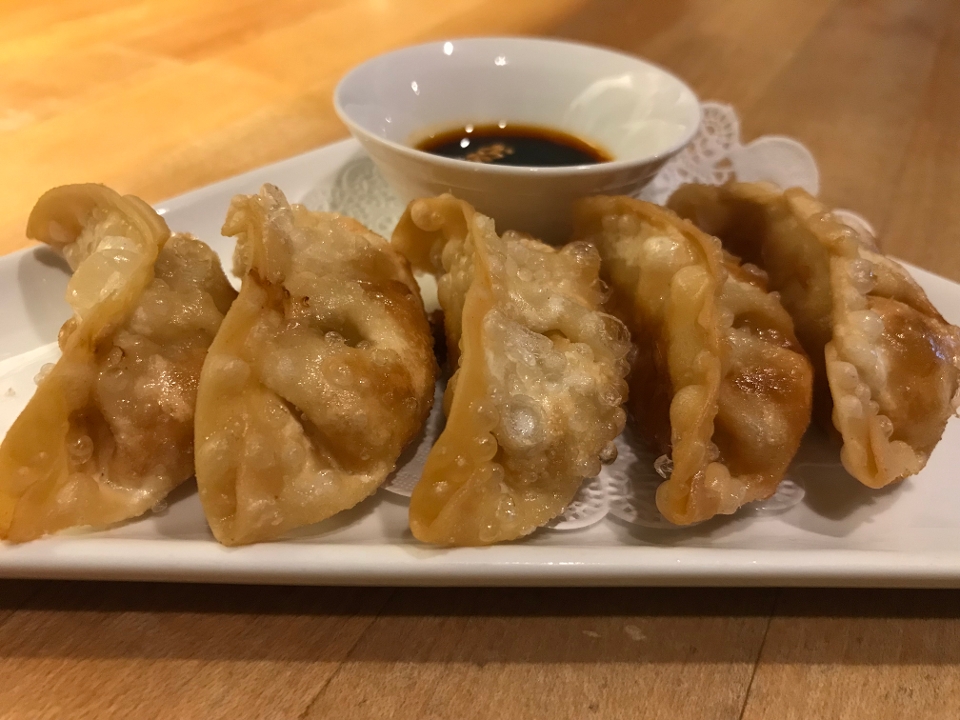 Order VEGETABLE GYOZA food online from Kin sushi & thai cuisine store, Chicago on bringmethat.com
