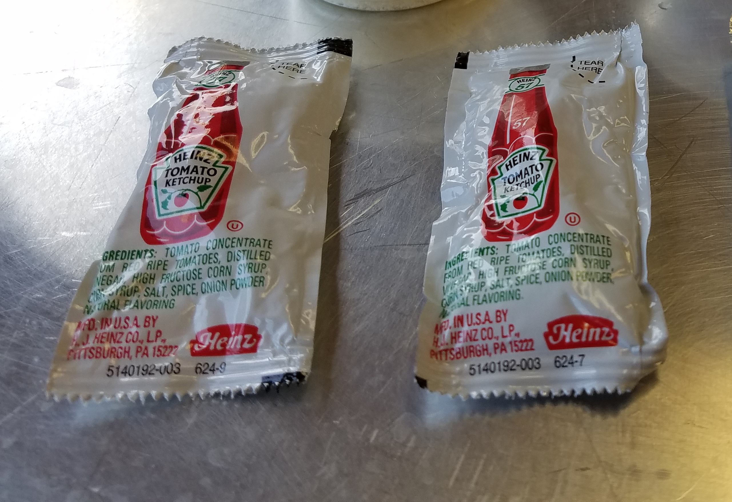 Order 3 Packs of Ketchup food online from Giovanni's Pizza Place store, Charleston on bringmethat.com