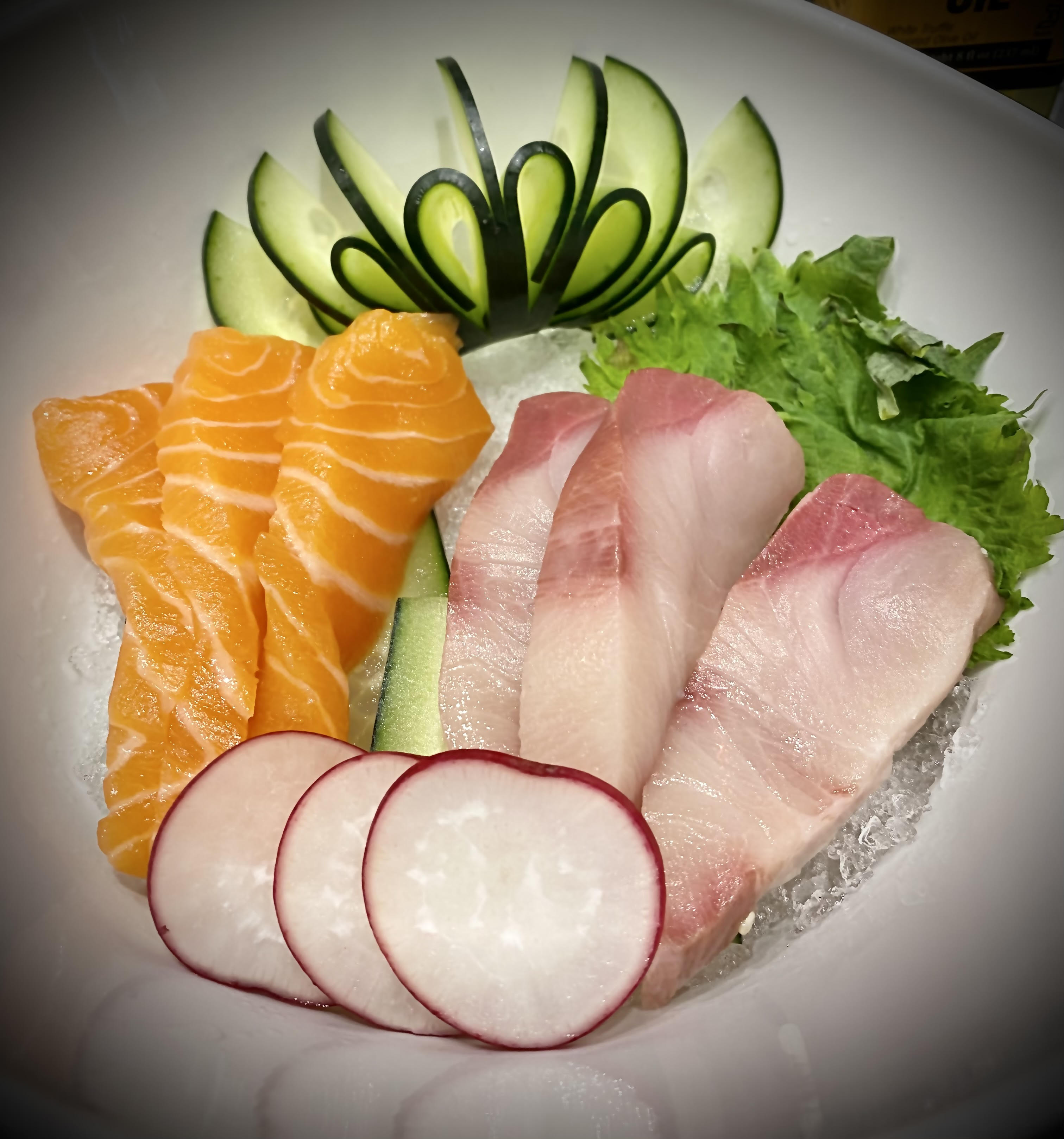 Order Sashimi 6 food online from Misawa Sushi Bar store, Louisville on bringmethat.com