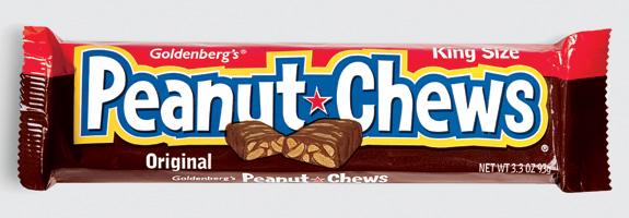 Order King Sized Goldenberg's Peanut Chew in Original Dark food online from The Sweet Shop Nyc store, New York on bringmethat.com