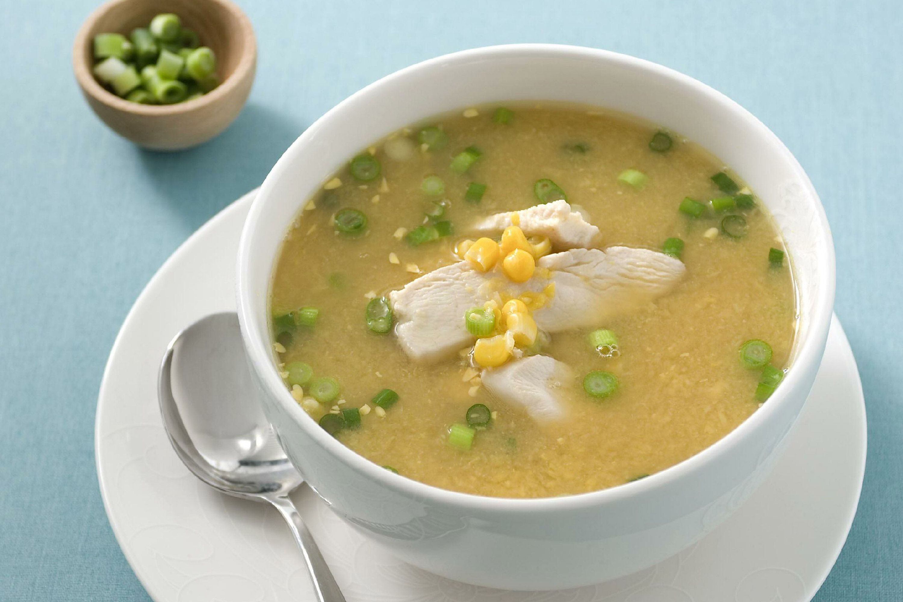 Order Chicken Sweet Corn Soup food online from Aroma Indian Kitchen store, Columbus on bringmethat.com