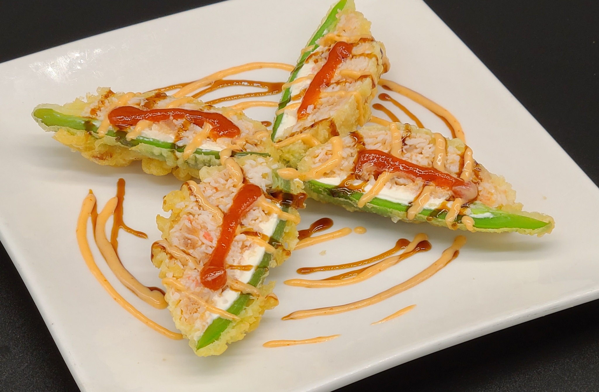 Order A6. Heart Attack(4pcs) food online from Hello Sushi store, Fullerton on bringmethat.com