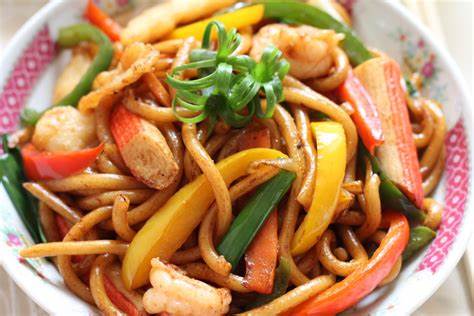Order 65. Seafood Udon food online from Taste of Asian store, Lodi on bringmethat.com