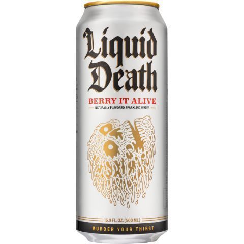Order Liquid Death Sparkling Water Berry It Alive 16.9oz food online from 7-Eleven store, Virginia Beach on bringmethat.com