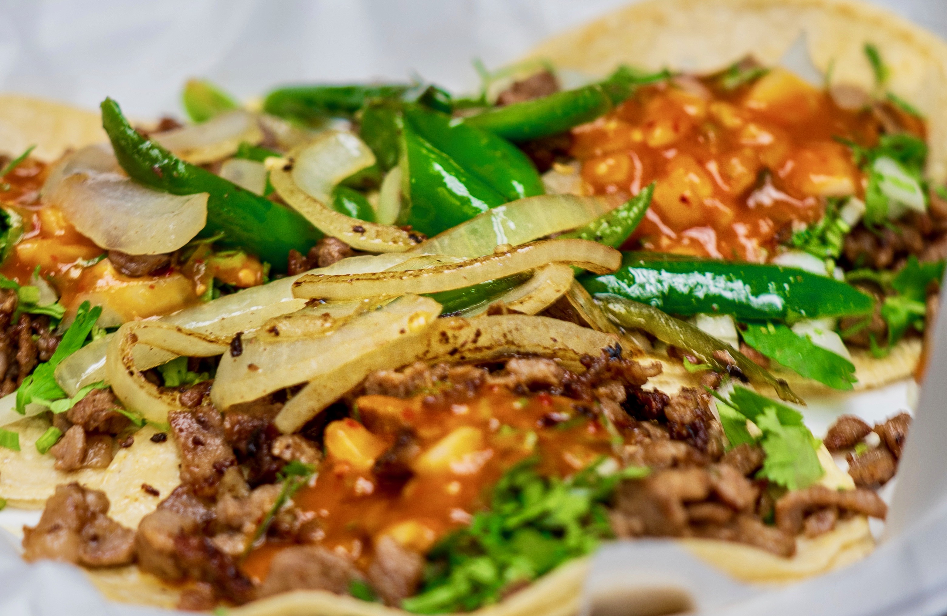 Order Regular Tacos with Cheese food online from La Mordida Taqueria store, Pacifica on bringmethat.com