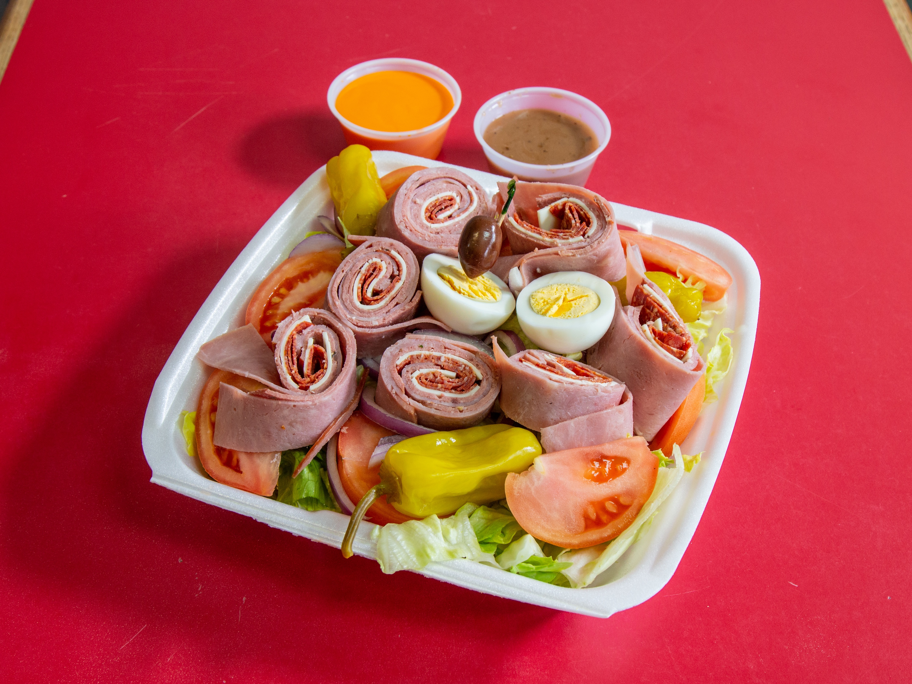 Order Antipasto Salad food online from Wings&Pies Pizzeria store, Hartford on bringmethat.com