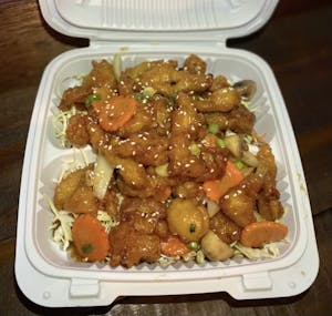 Order 38. Orange Crispy Chicken food online from Youpa Thai Kitchen store, Kent on bringmethat.com