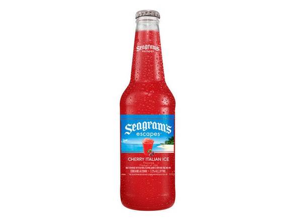 Order Seagram's Escapes Cherry Italian Ice - 4x 11.2oz Bottles food online from Jenny Liquors store, Mt Prospect on bringmethat.com