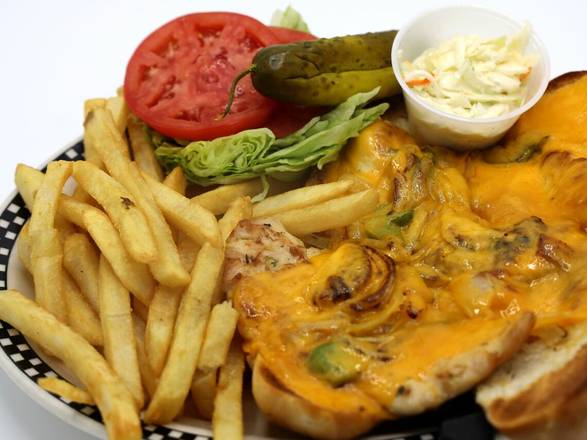 Order Beef or Chicken Philly Cheese Steak food online from Park West Diner store, Little Falls on bringmethat.com