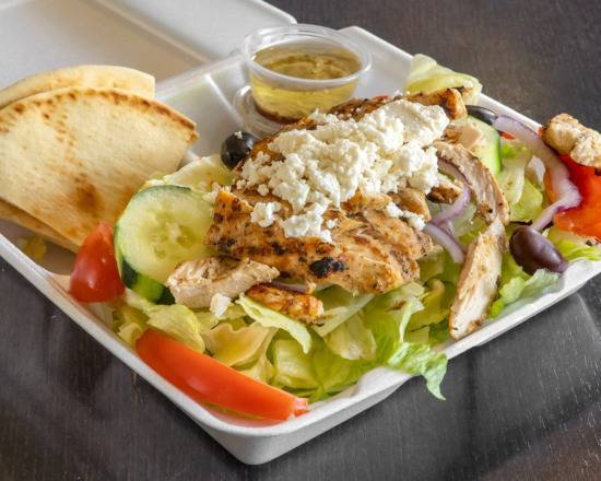 Order Greek Salad food online from John Kabobs 2 store, Commerce on bringmethat.com