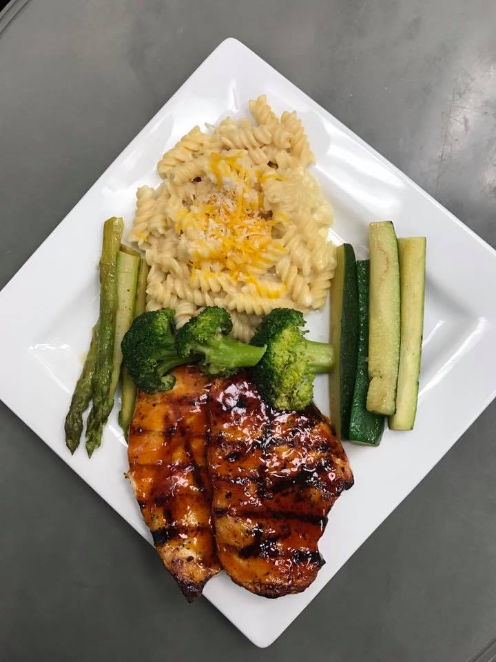 Order Kickin' Bourbon Chicken food online from Saloon 151 store, West Chester on bringmethat.com