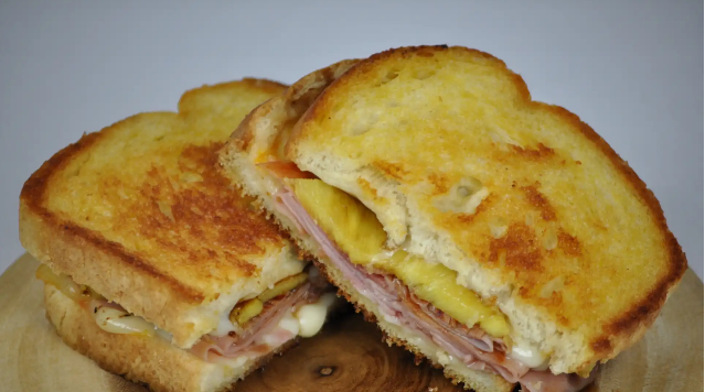 Order Hawaiian Grilled Cheese Sandwich food online from Phantom Fire Grill store, Greenville on bringmethat.com
