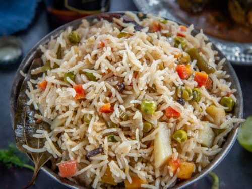 Order Mix Vegge Pulao food online from Mehfil Indian Restaurant store, Atlantic City on bringmethat.com