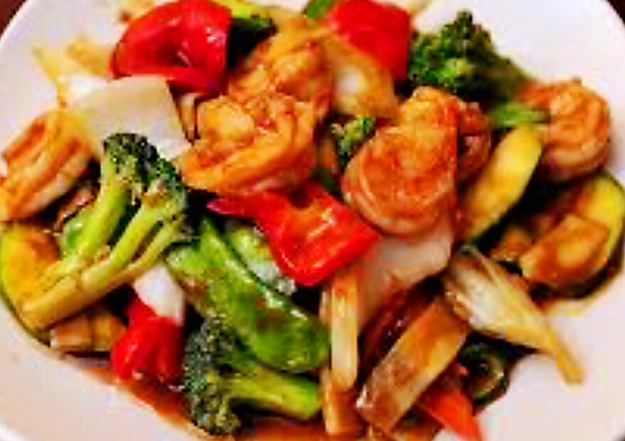 Order Shrimp with Mixed Vegetables Special Combination food online from Orient House Chinese Restaurant store, Madison on bringmethat.com