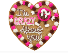 Order I'm Crazy About You! - HV2040 food online from Cookie Co store, Longview on bringmethat.com