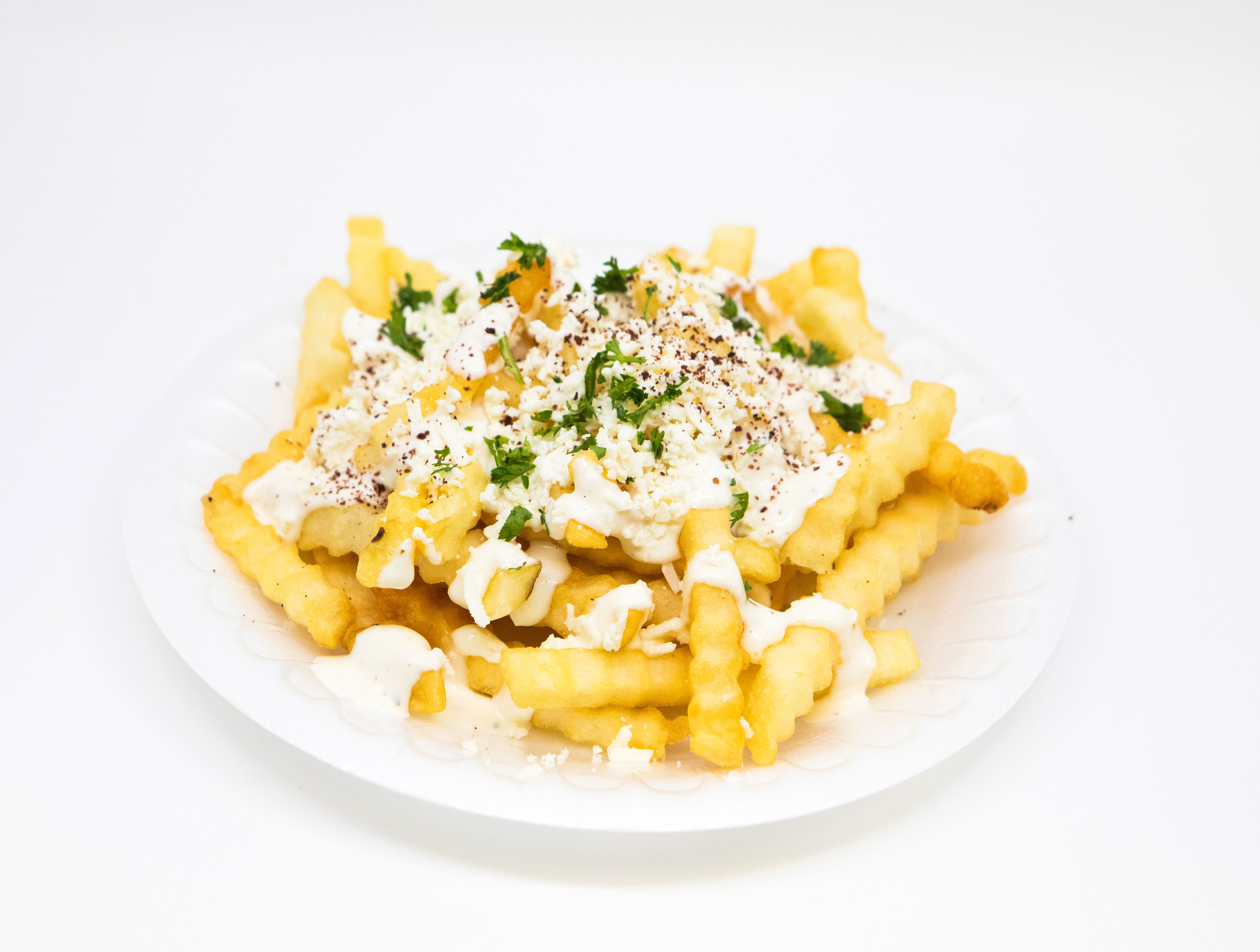 Order Greek Fries food online from Gyro Xpress store, Lynnwood on bringmethat.com