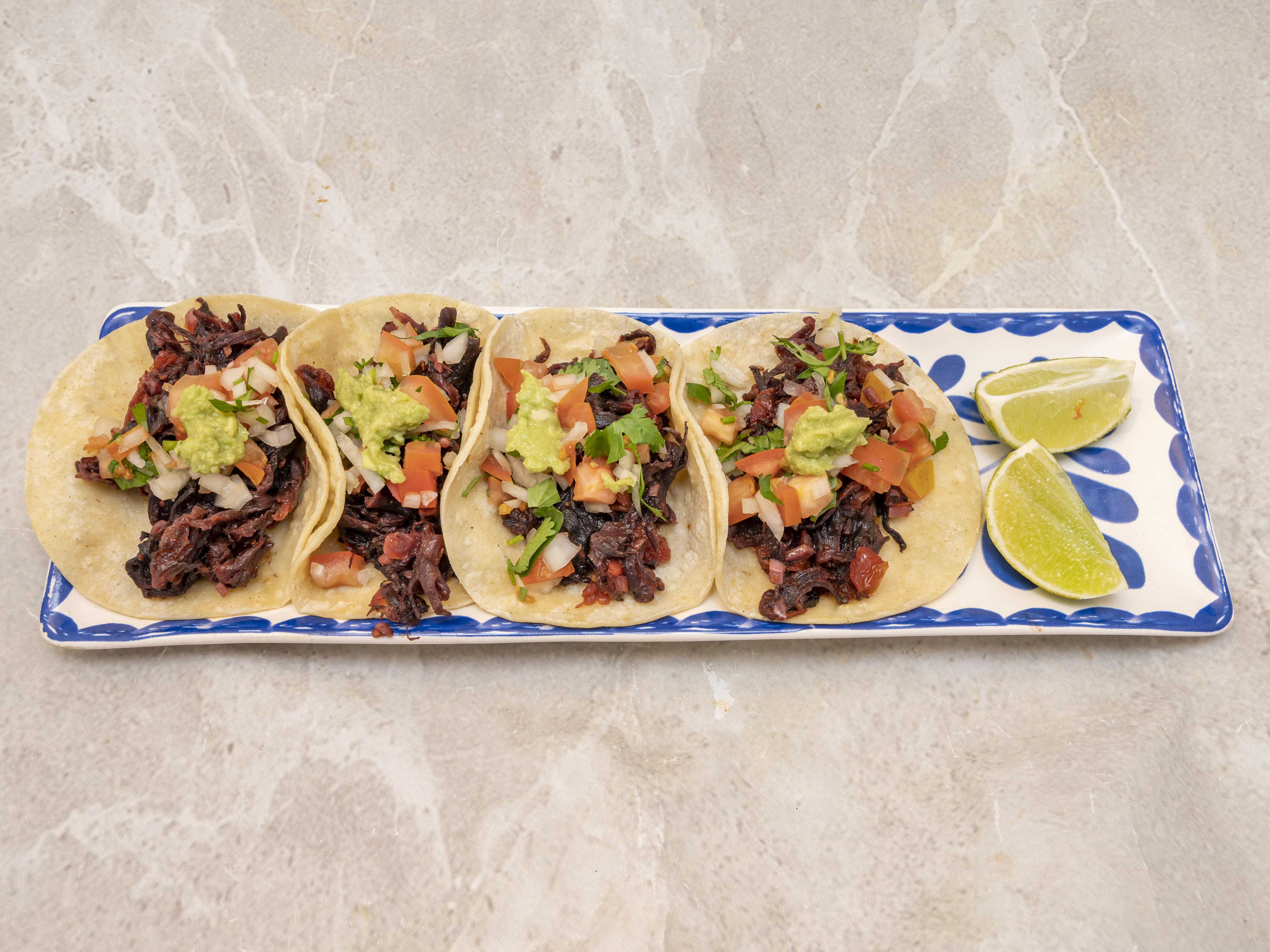 Order Hibiscus Tacos food online from Folklore Artisanal Taco store, Cranford on bringmethat.com