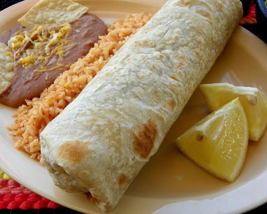 Order DP 1 Burrito  food online from El Habanero store, Riverside on bringmethat.com