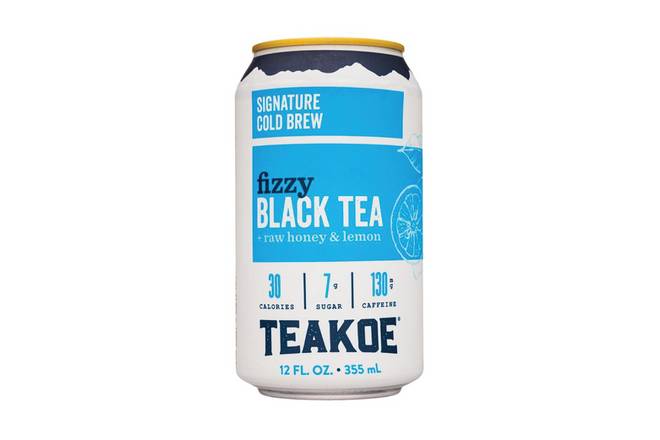 Order Teakoe - Fizzy Black Tea: Black tea + raw honey + lemon food online from Park Burger store, Denver on bringmethat.com