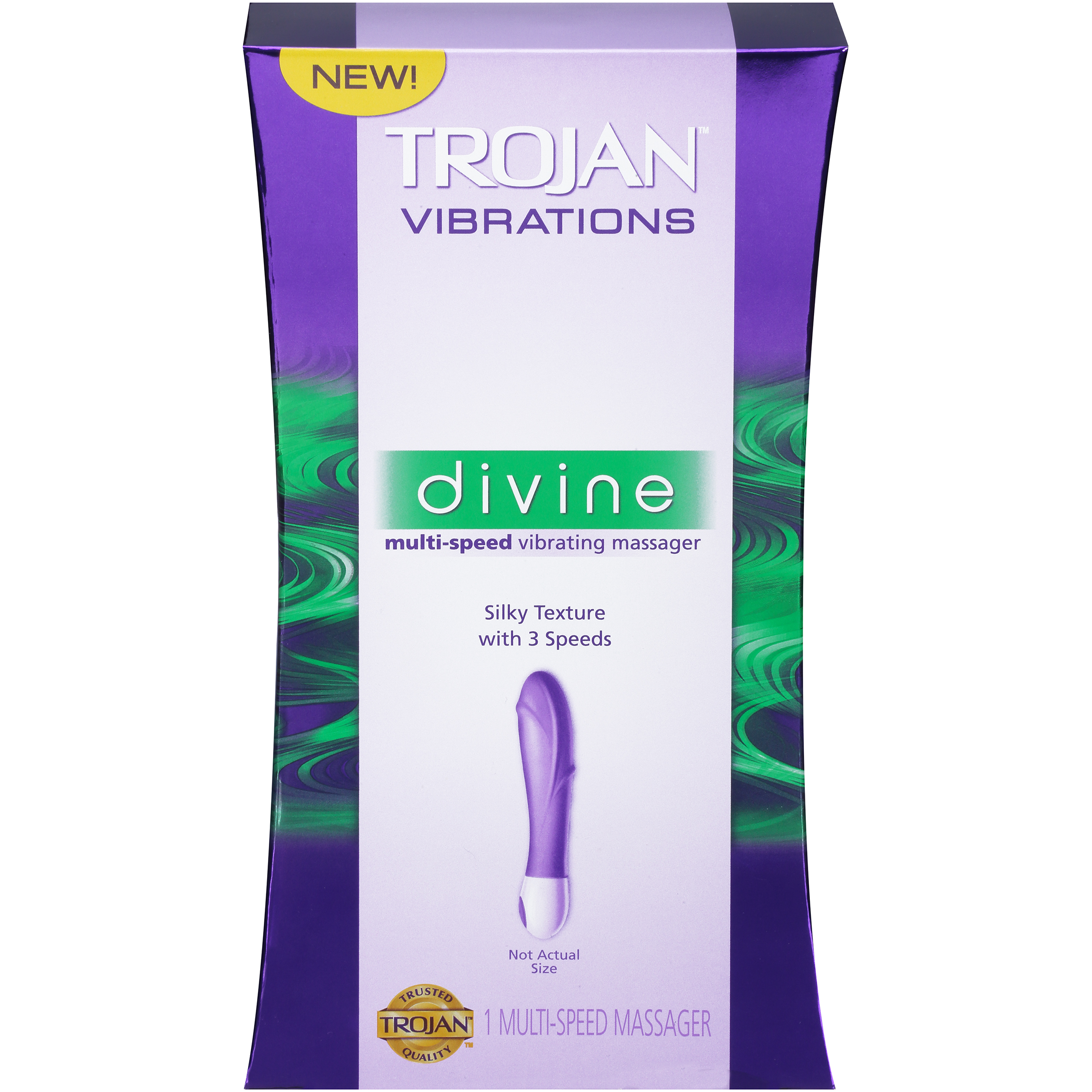 Order Trojan Vibrations Divine Multi-Speed Vibrating Massager food online from Rite Aid store, MILLER PLACE on bringmethat.com