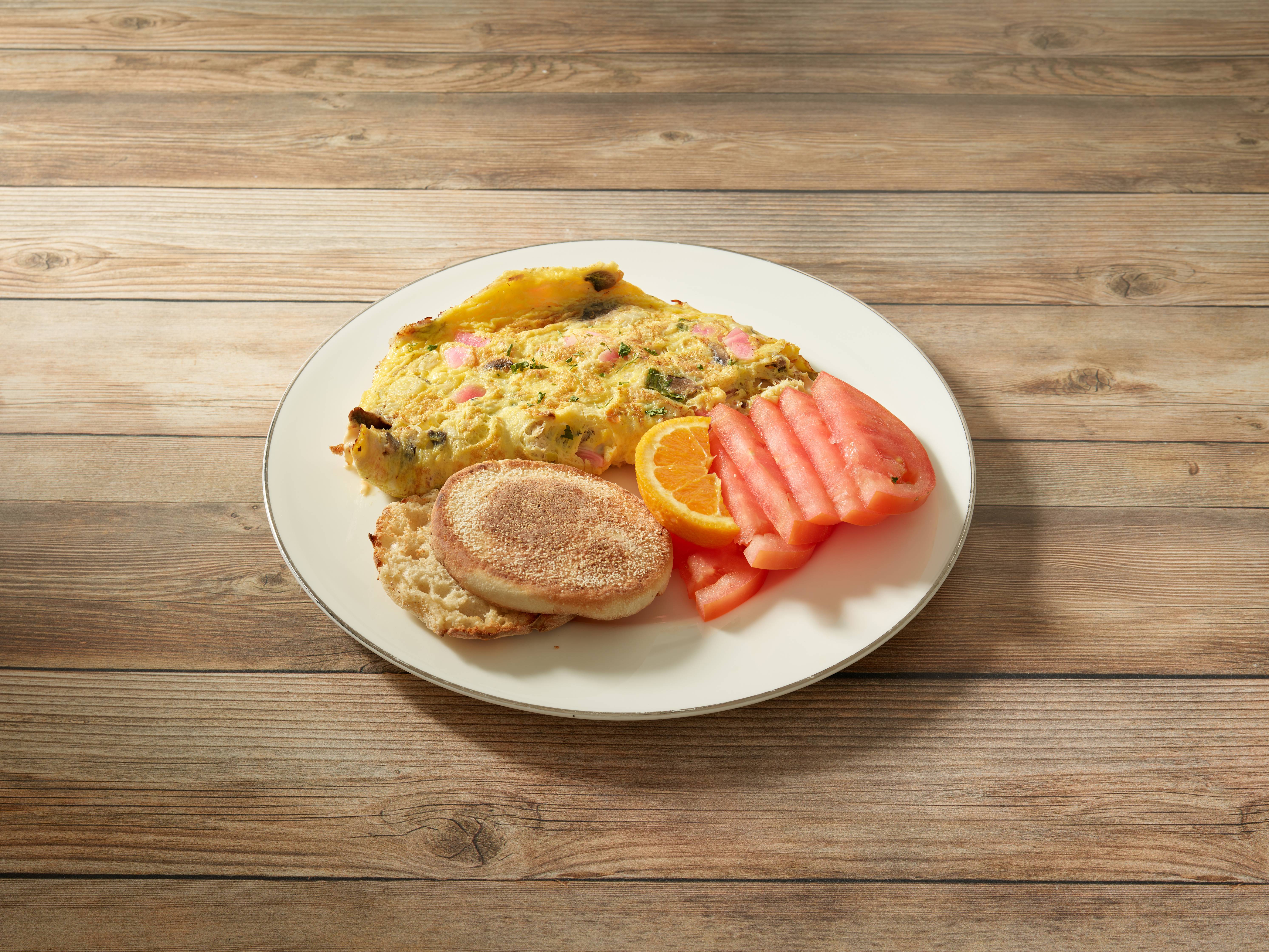 Order Crab Omelet food online from Sweet Maple Express store, San Francisco on bringmethat.com