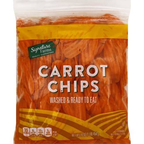 Order Signature Farms · Carrot Chips (16 oz) food online from Randalls store, Galveston on bringmethat.com