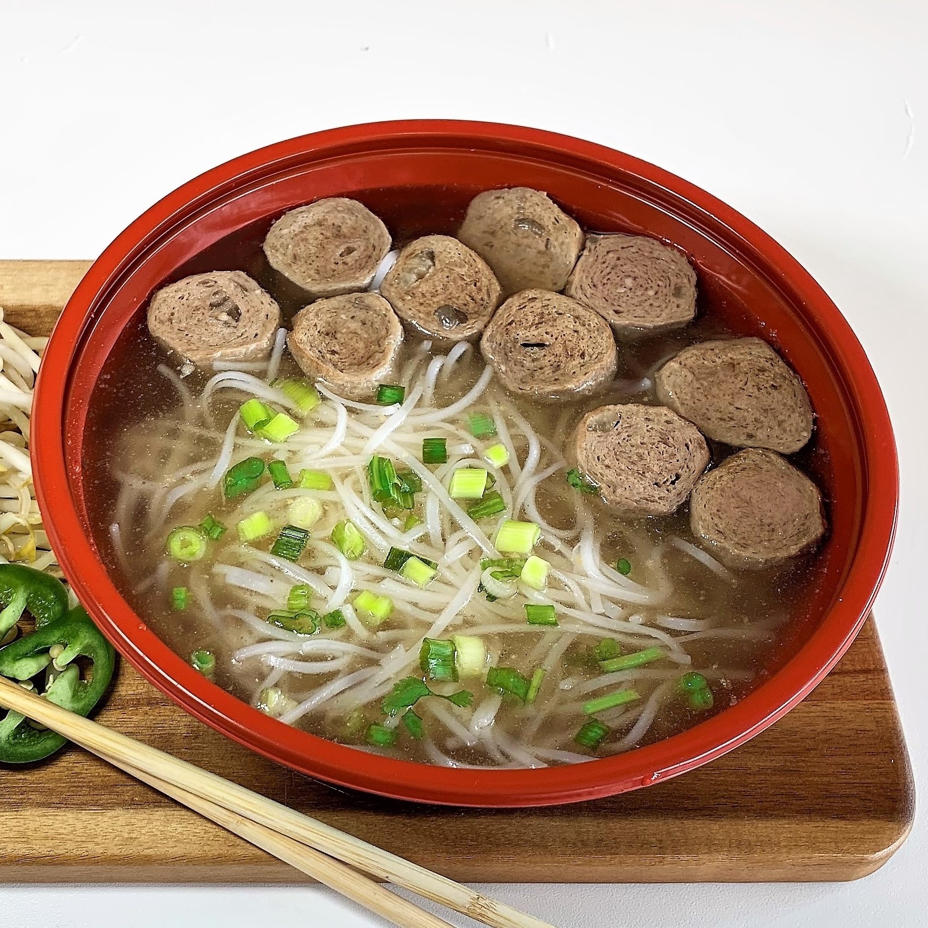 Order #4 Beef Balls and Rice Noodles (牛肉丸粉)  food online from My Cup Of Tea store, San Francisco on bringmethat.com
