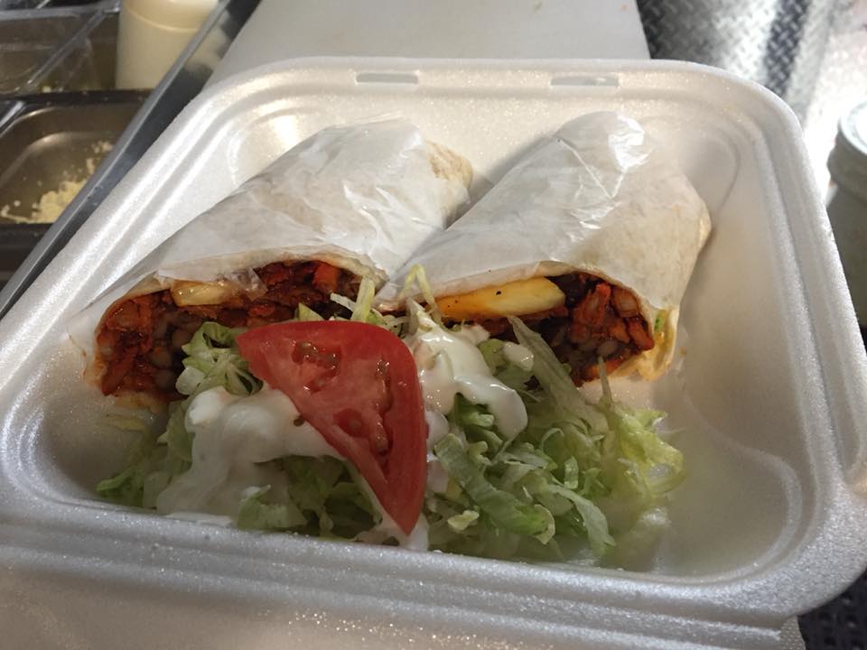 Order Happy Agave Burrito food online from Los Agavez Taqueria store, Columbus on bringmethat.com