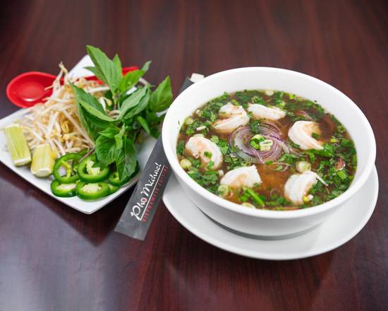 Order P13. Pho with Seafood food online from Pho Michael Vietnamese Cuisine store, Metairie on bringmethat.com