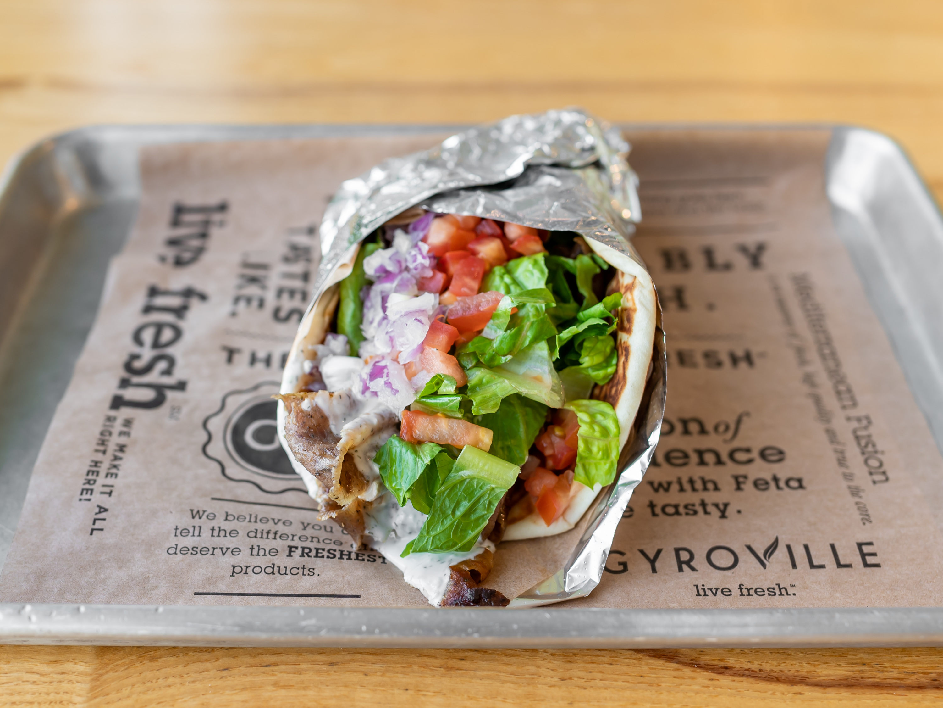 Order Traditional Gyro food online from Gyroville store, Topeka on bringmethat.com