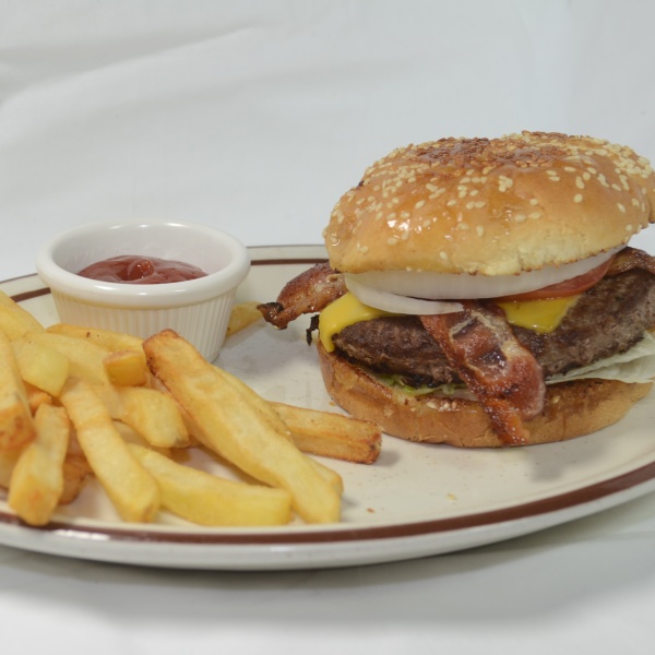 Order Bacon Cheese Burger food online from International House of Food store, Phoenix on bringmethat.com