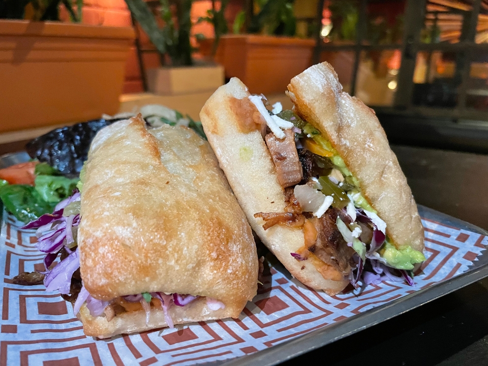 Order Torta Sandwich food online from Totopo Mexican Kitchen And Bar store, Pittsburgh on bringmethat.com