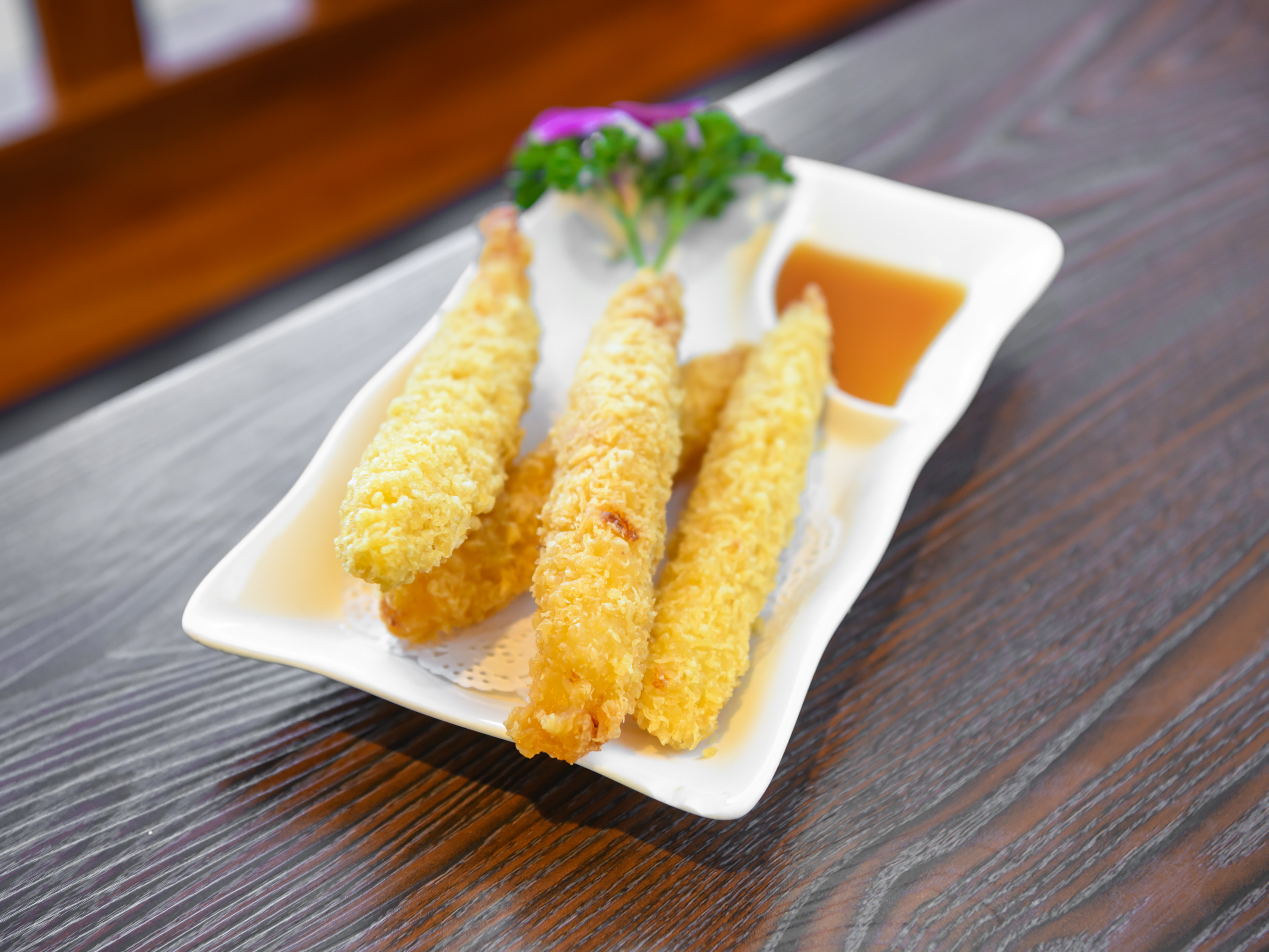Order Shrimp Tempura App( 4 pc) food online from Ichiban Sushi Bar & Poke store, Oklahoma City on bringmethat.com