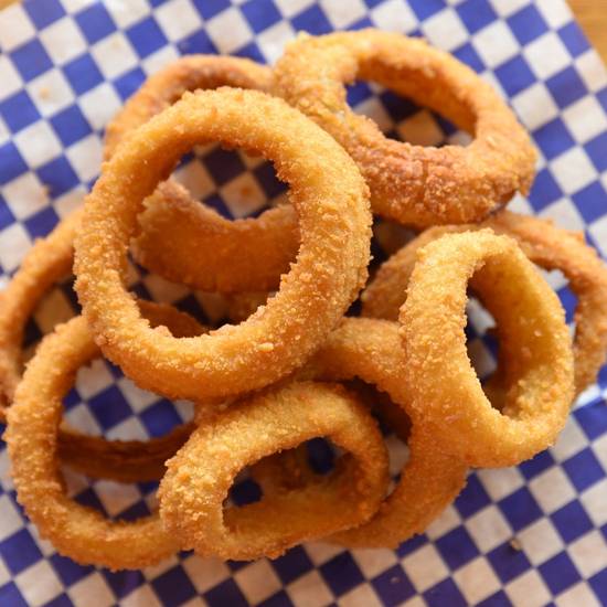 Order Small Onion Rings food online from Burger Nation store, Houston on bringmethat.com