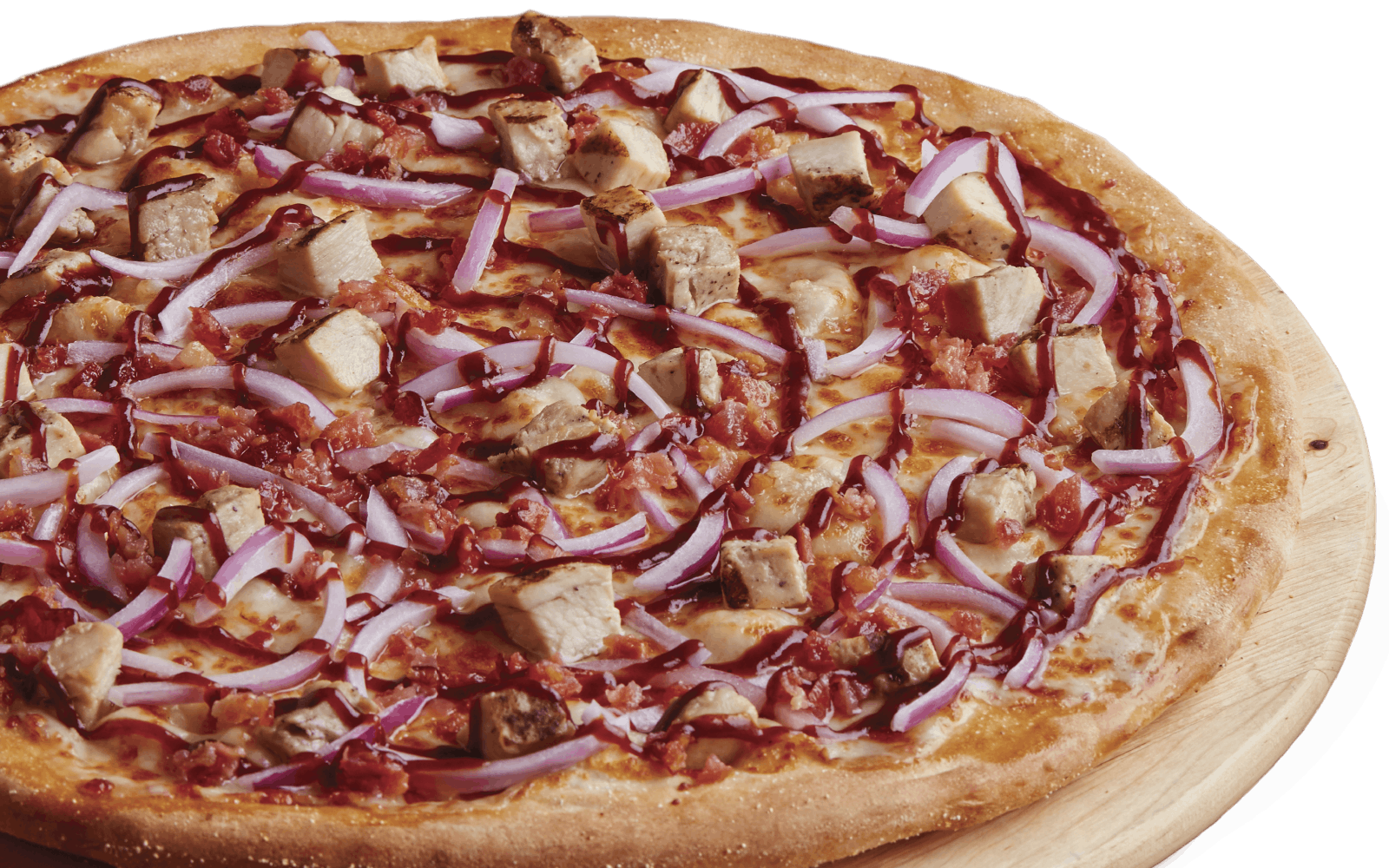 Order Gluten Free Texas BBQ Pizza - Medium 12" (8 Slices) food online from Pizza Guys store, Windsor on bringmethat.com